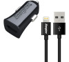 Energizer nabíječka do auta Classic, 1 USB, lightning kabel, 1A, černá (DCA1ACLB3)
