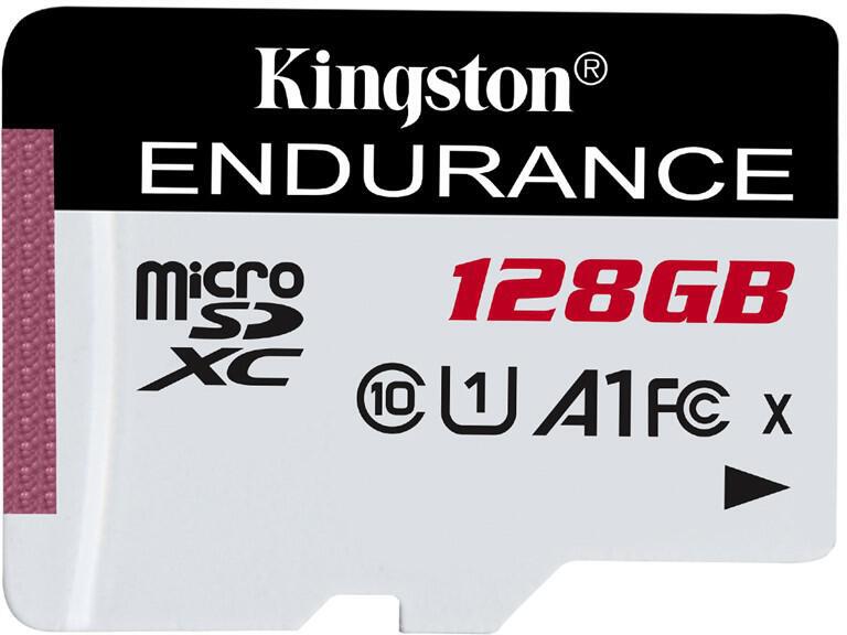 Kingston MicroSDXC karta 128GB High Endurance, 95R Class 10 UHS-I U1 (SDCE/128GB)