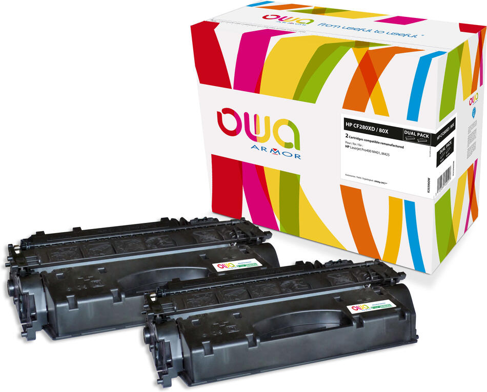 OWA ARMOR sada kompatibilní s HP CF280XD, 2x6900st, černá/black (K35590OW)