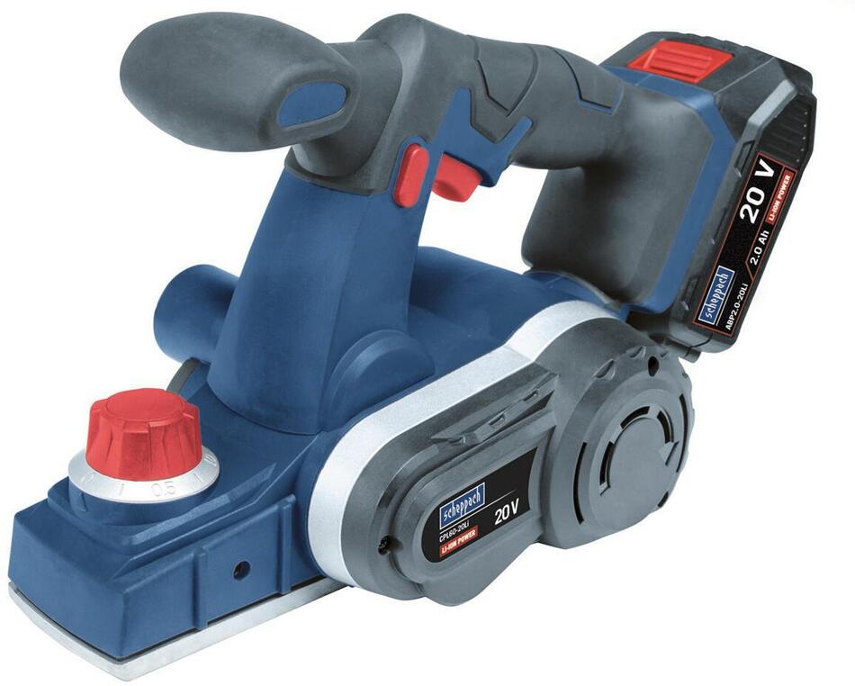 Scheppach CPL60-20Li, aku 20 V hoblík (bez baterie a nabíječky)