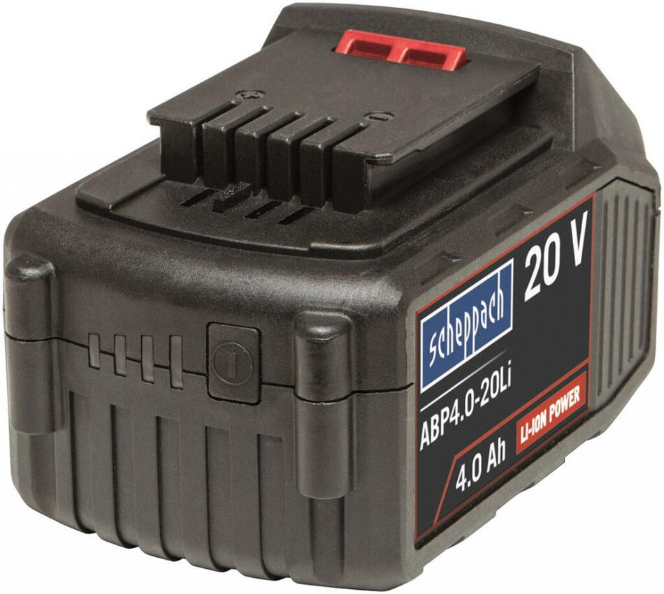 Scheppach ABP4.0-20Li, 20 V lithium iontová baterie 4 Ah