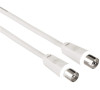 Hama anténní kabel 75dB, bílý, 1.5m