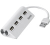 HAMA USB HUB/ 4 porty/ USB 2.0/ bílý (12178)