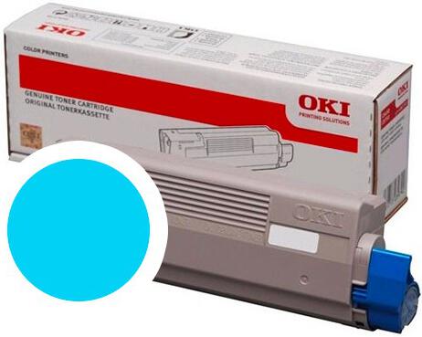 OKI cyan toner do C834/C844 (10 000 stránek) (46861307)