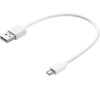 Sandberg USB do micro-USB kabel, SYNC + CHARGE, 20 cm, bílý (441-18)