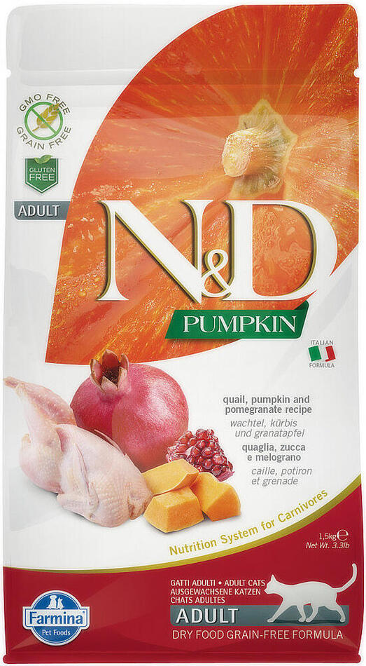 N&D Pumpkin CAT Quail & Pomegranate 5kg