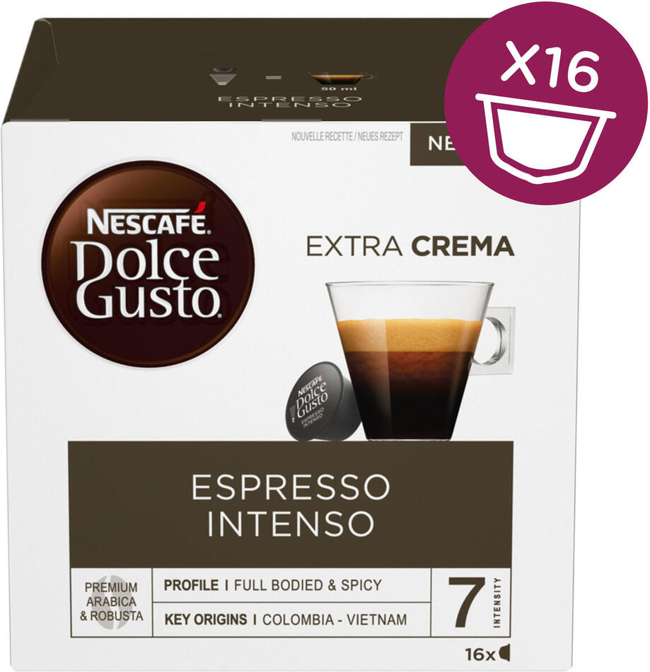 NESCAFÉ® Dolce Gusto® Espresso Intenso kávové kapsle 16 ks