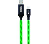 USB kabel Yenkee YCU 231 GN LED Micro