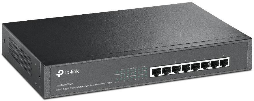 TP-Link TL-SG1008MP 8xGb steel case switch 126W POE+