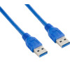 4World Kabel USB 3.0 AM-AM 1.0m Blue (08937)