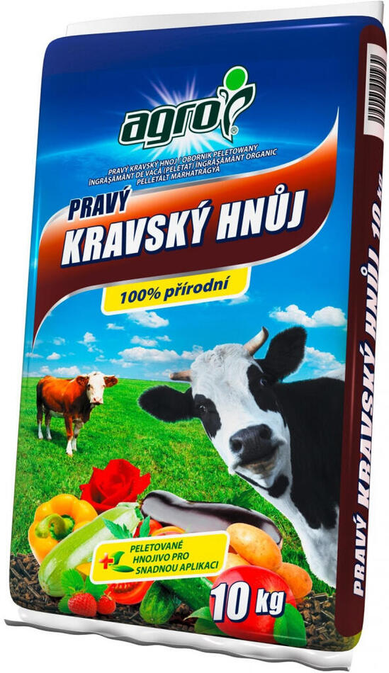 Hnojivo Agro Pravý kravský hnůj 10 kg