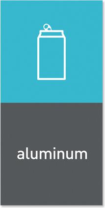 Simplehuman magnetický štítek na odpadkový koš - hliník "aluminium" KT1172