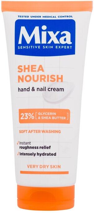 Krém na ruce Mixa Shea Nourish Hand & Nail Cream, 100 ml