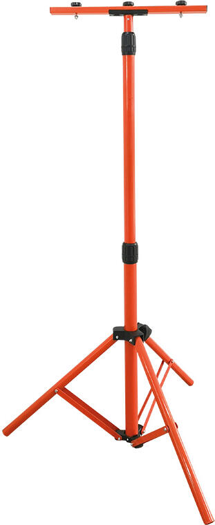 Solight stojan teleskopický pro LED reflektory, 60-150cm, pro 1-2 reflektory, oranžová barva