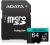 ADATA V30S/micro SDXC/64GB/UHS-I U3 / Class 10/+ Adaptér (AUSDX64GUI3V30SA2-RA1)