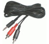 Kabel TIPA JACK 3.5 stereo/2xCINCH 5m