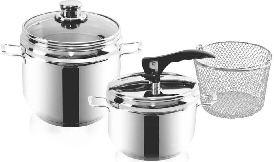 Tlakový hrnec ORION Profi Duo 5l + 3.5l