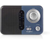 Rádio NEDIS RDFM1300BU BLACK/BLUE