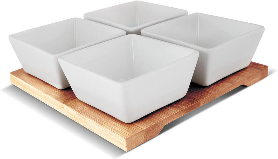 Servírovací misky LAMART BAMBOO LT9018 19X19, 4KS