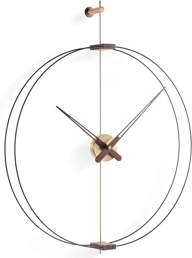 Designové nástěnné hodiny Nomon Barcelona Gold Small 76cm