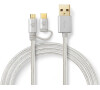 Kabel 2 v 1 NEDIS CCTB60610AL10