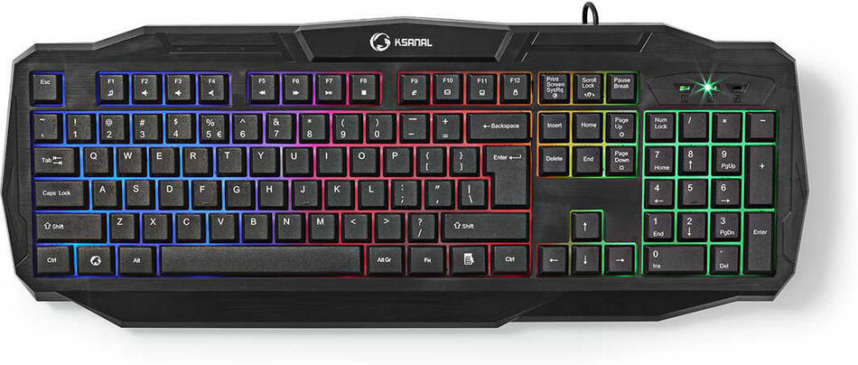 Wired Gaming Keyboard NEDIS GKBD100BKUS