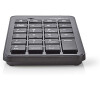 Wired Keyboard NEDIS KBNM100BK