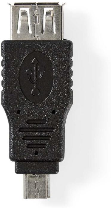 Nedis CCGB60901BK - USB 2.0 Adaptér / Micro B Zástrčka - A Zásuvka / Černá barva
