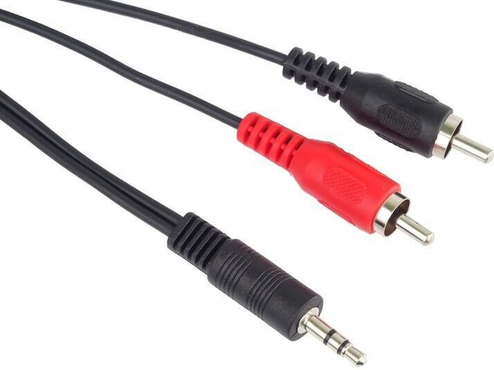 PREMIUMCORD Kabel Jack 3.5mm-2xCINCH M/M 15m (kjackcin15)