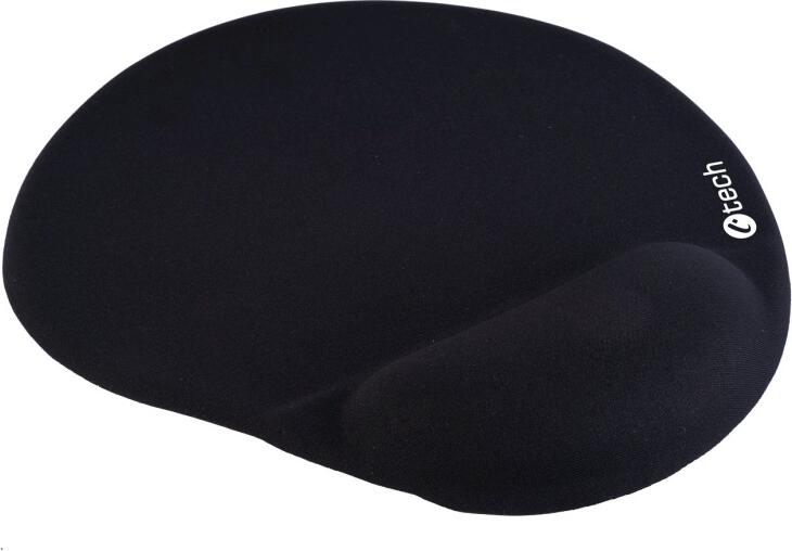 C-TECH podložka pod myš gelová MPG-03, černá, 240x220mm (MPG-03BK)