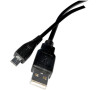 Kabel TIPA USB 2.0 A/Micro USB 1m černý