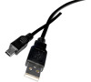 Kabel TIPA USB 2.0 A/Mini USB 1,8m černý