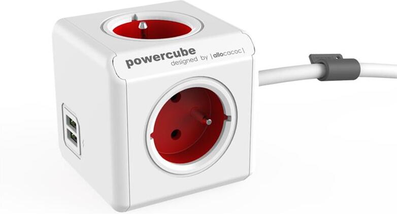 POWERCUBE Extended USB Red 1,5m ALLOCACOC