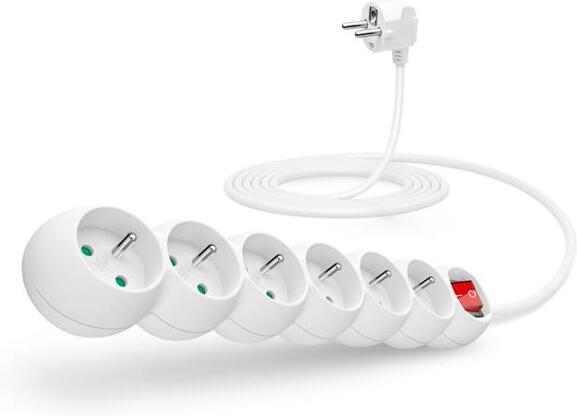 Prodlužovací kabel 6 zásuvek 3m CONNECT IT CI-1282
