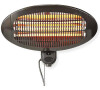 Ohřívač terasy / 2000 W / 3 Nastavení Teploty / Na zeď / IP24 / Černá