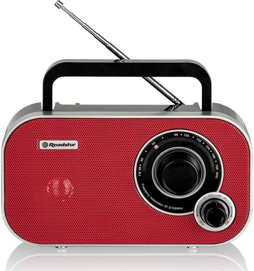 Přenosné FM rádio Roadstar TRA-2235/RD, červené