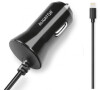 Nabíječka do auta ALIGATOR pro iPhone s lightning konektorem, 1A černá