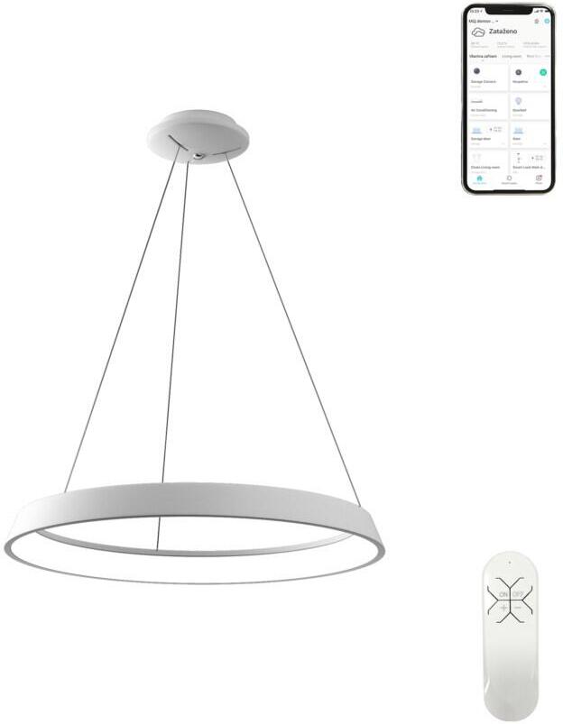 Smart závěsné svítidlo Immax NEO LIMITADO 07079L Zigbee 3.0 60cm 39W, bílé