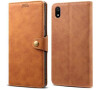 Lenuo Leather na Xiaomi Redmi 7A, hnědá