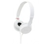 Sluchátka Sony MDR-ZX100 bílá