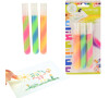 Barvy glitter 11cm 3ks na kartě