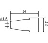 Hrot N5-8/ZD553 pr.1.5mm (ZD-8915) TIPA