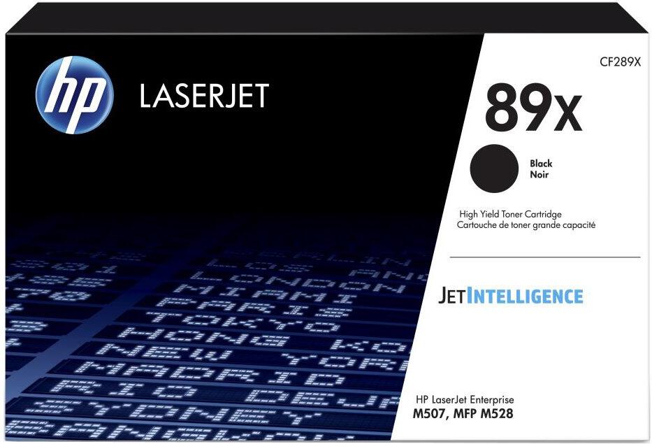 HP toner 89X (černý, 10 000str.) pro HP LaserJet Enterprise M507, M528 (CF289X)