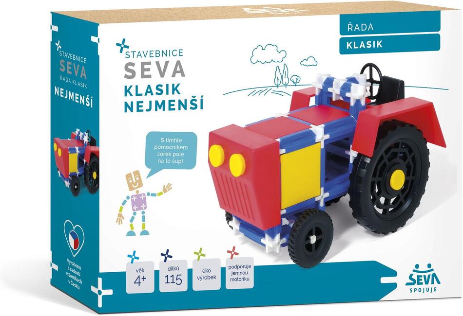 Stavebnice SEVA Klasik Nejmenší 115 dílků