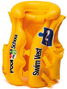 Dětská vesta INTEX YELLOW 50x47cm