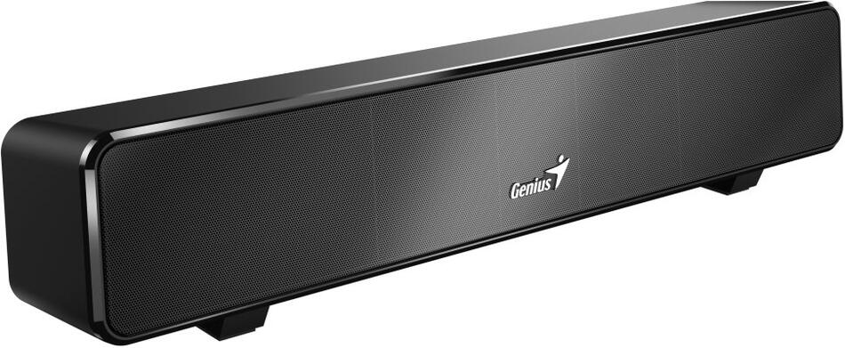 GENIUS repro USB SoundBar 100/ drátový/ 6W/ USB/ 3,5" jack/ černý (31730024400)