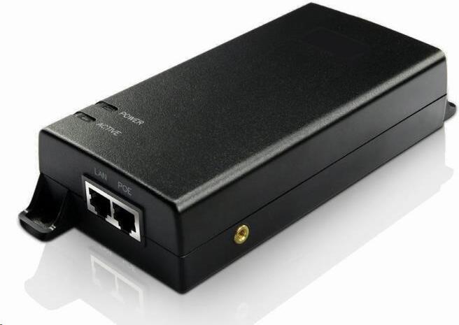 MaxLink PI60v2 PoE injektor - 802.3af/at/bt, 55V, 1.1A, 60W, 1Gbit, napájecí kabel (MAXPI60v2)