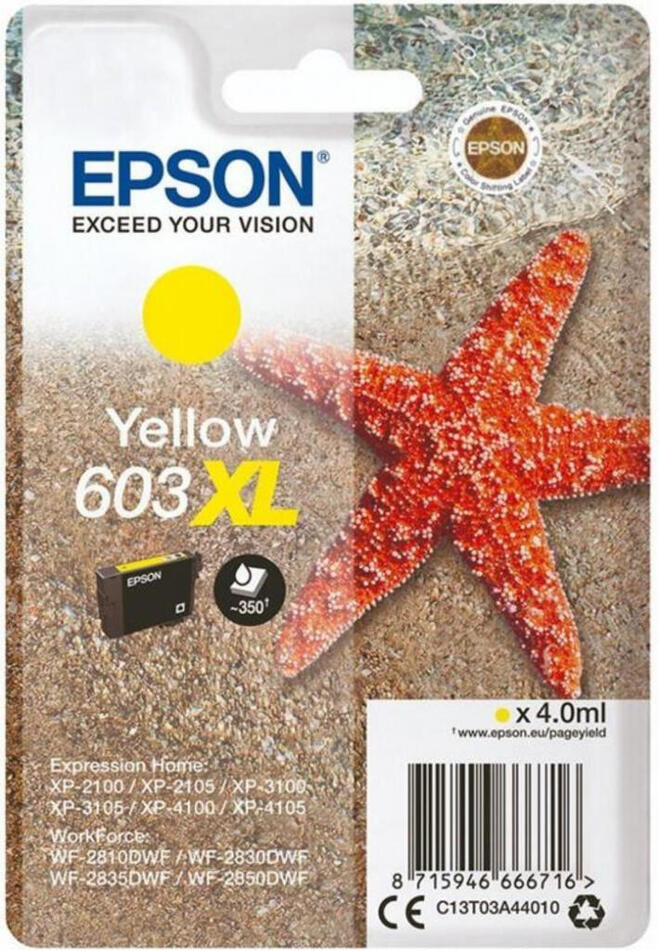 Epson siglepack, Cyan 603XL (C13T03A24010)