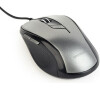 Myš GEMBIRD MUS-6B-01, černo-stříbrná, USB