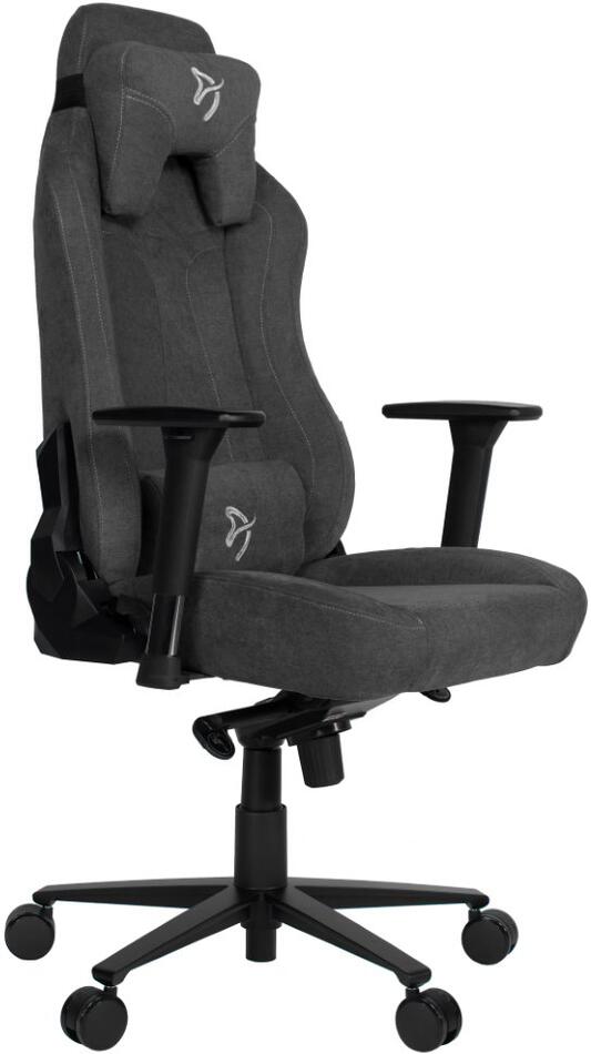 AROZZI herní židle VERNAZZA Soft Fabric Dark Grey/ povrch Elastron/ tmavošedá (VERNAZZA-SFB-DG)